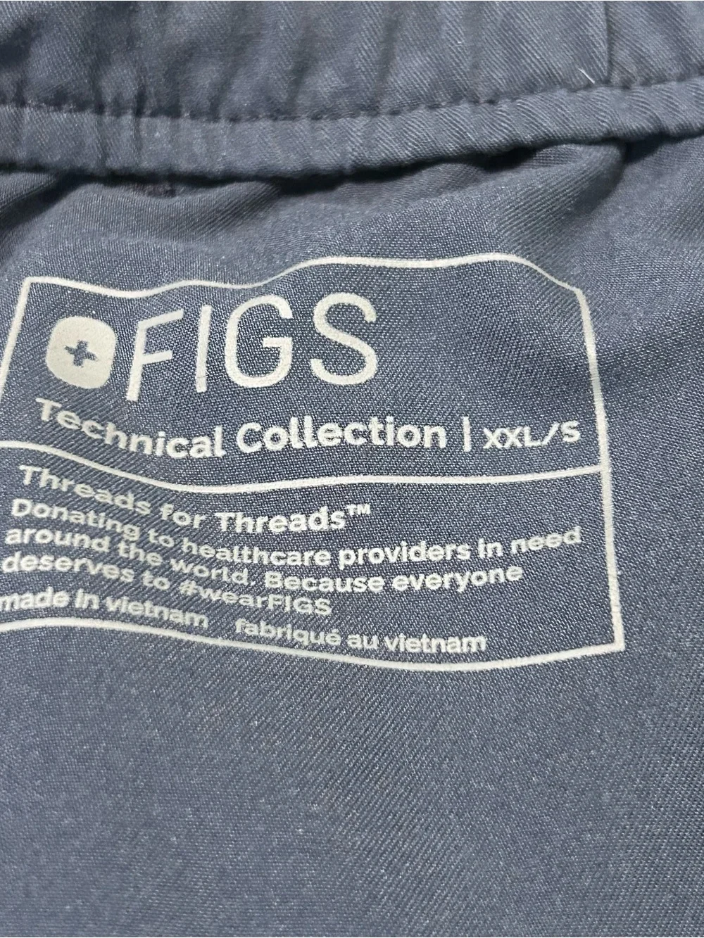 FIGS Technical Mens Tansen Jogger‎ Scrub Pants Dark Harbor Size XXL Short
